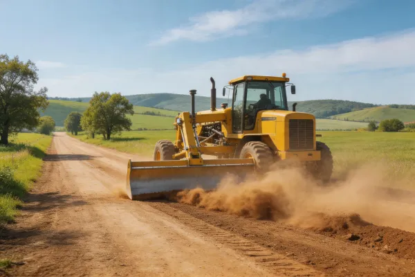 Rural road grading